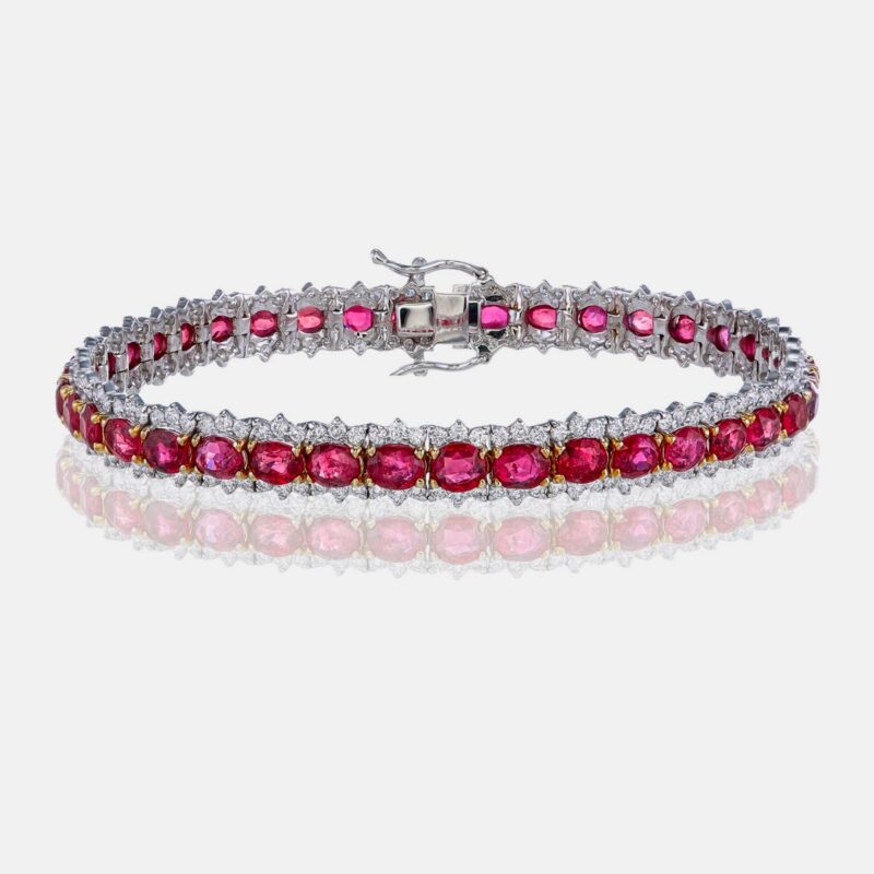 Metta Burmese Ruby Fashion Bracelet